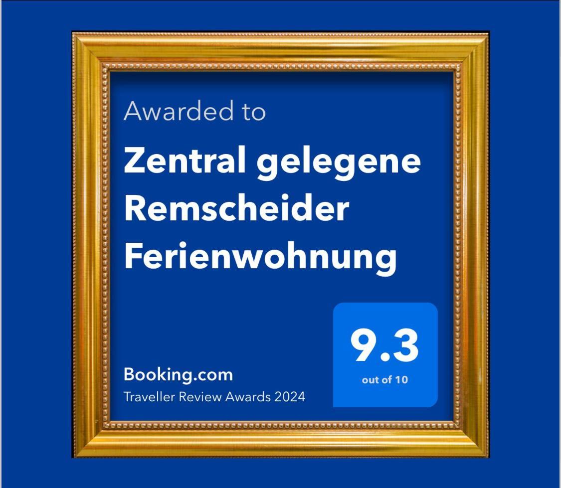 Zentral Gelegene Remscheider Ferienwohnung Extérieur photo